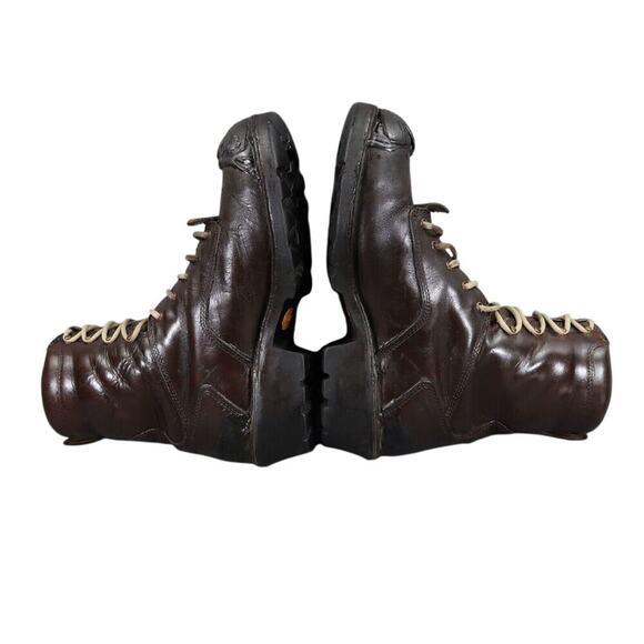 Danner Boots Mens 10 Logger 8" Brown Lace Up Work Utility Outdoor Leather Rugged - Picture 12 of 16